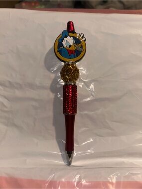 Donald Duck Red Decorative Ballpoint Pen